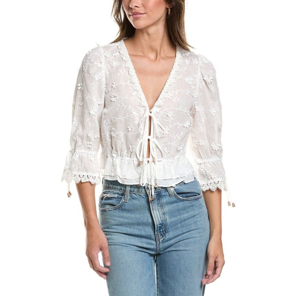 Walter Baker Womens  Bardot Top, White